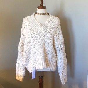 Topshop NWT Chunky Knit Sweater